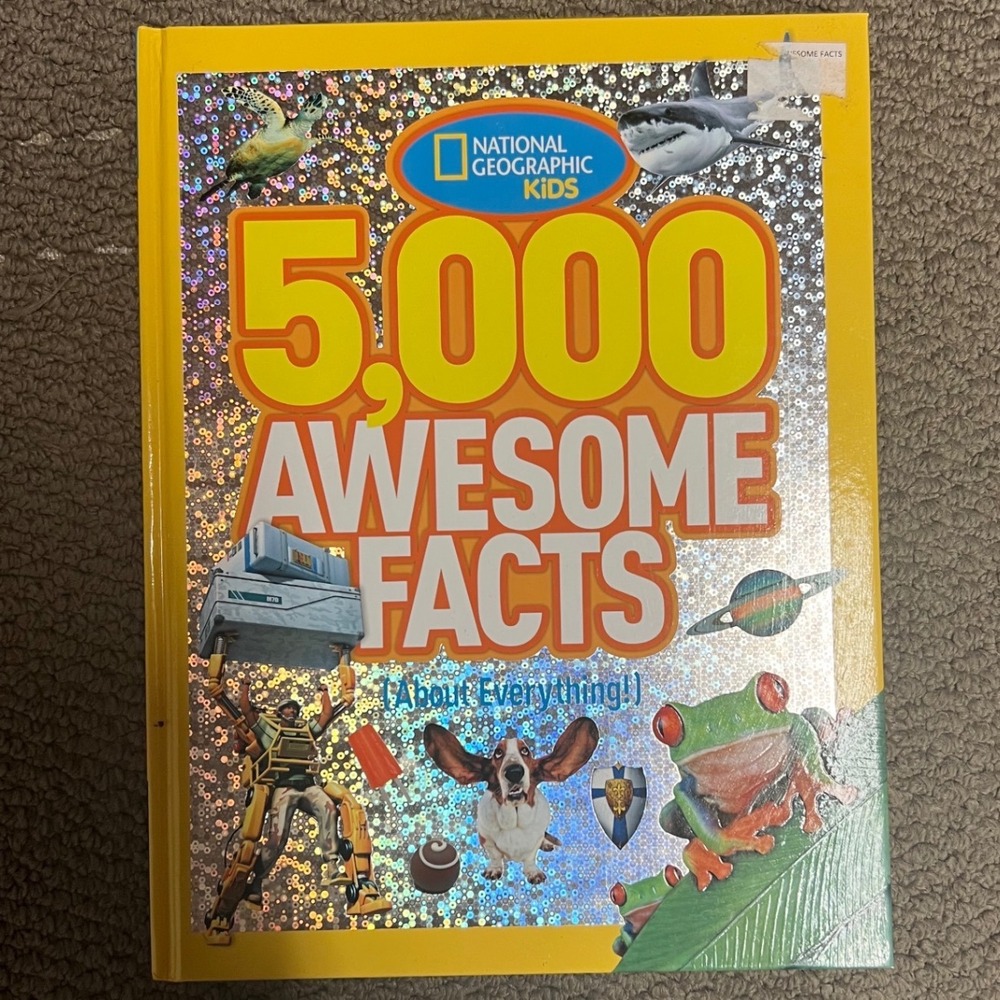 National Geographic Kids 5,000 Awesome Facts About Everything Hardcover Book